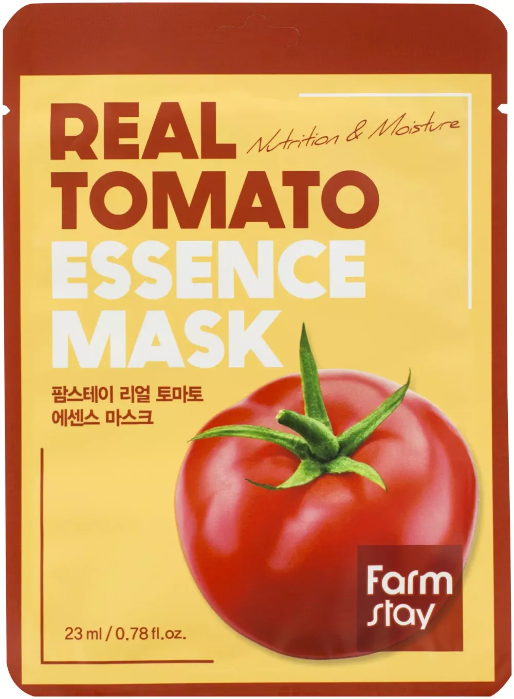 Тканевая маска с эссенцией томата Farmstay Real Tomato