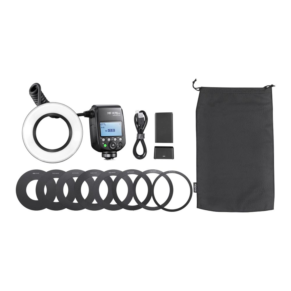 Вспышка Godox MF-R76N TTL для Nikon для макросъемки