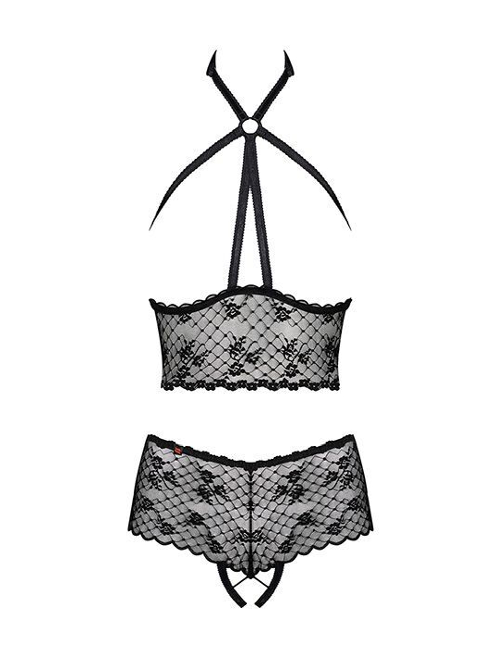 Соблазнительный комплект Nettsy с открытым топом