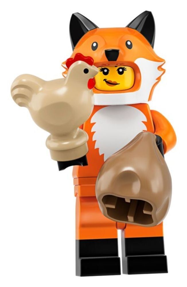 Минифигурка LEGO 71025 - 14 Девушка в костюме лисы
