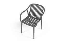 "Мохито" обеденная группа на 2 персоны, цвет темно-серый