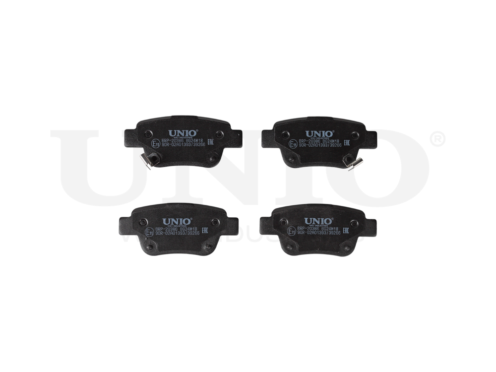 Колодки тормозные диск. задние UNIO BRP-20386