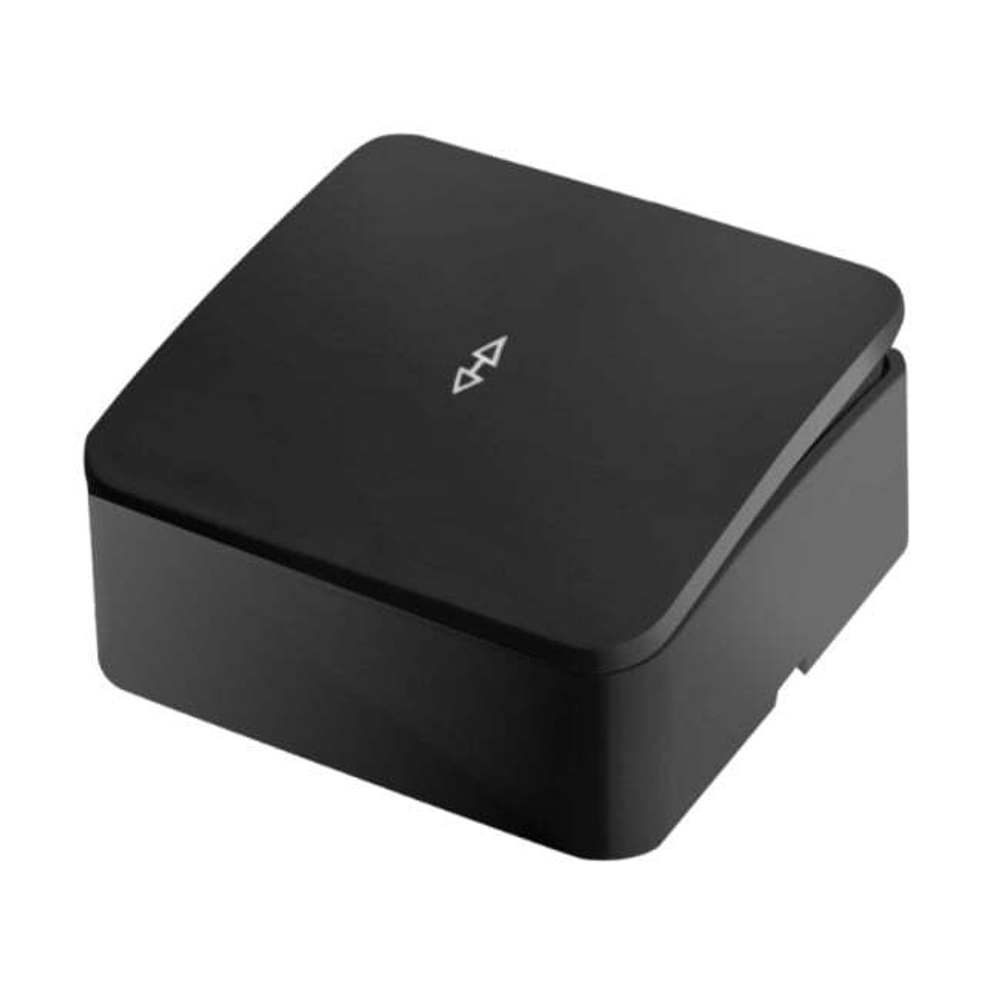 Переключатель открытой установки 1-клавишный. 250В. 10А. IP20. серия София. черный. MSW10-12-02