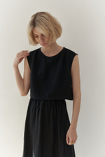 Топ с удлиненной спинкой