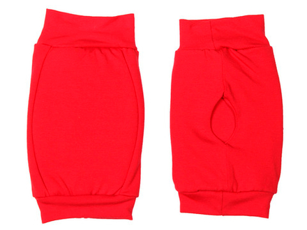 Наколенник для гимнастики и танцев ИНДИГО, р.L, цвет красный  (материал: трикотаж, поролон) :(к):