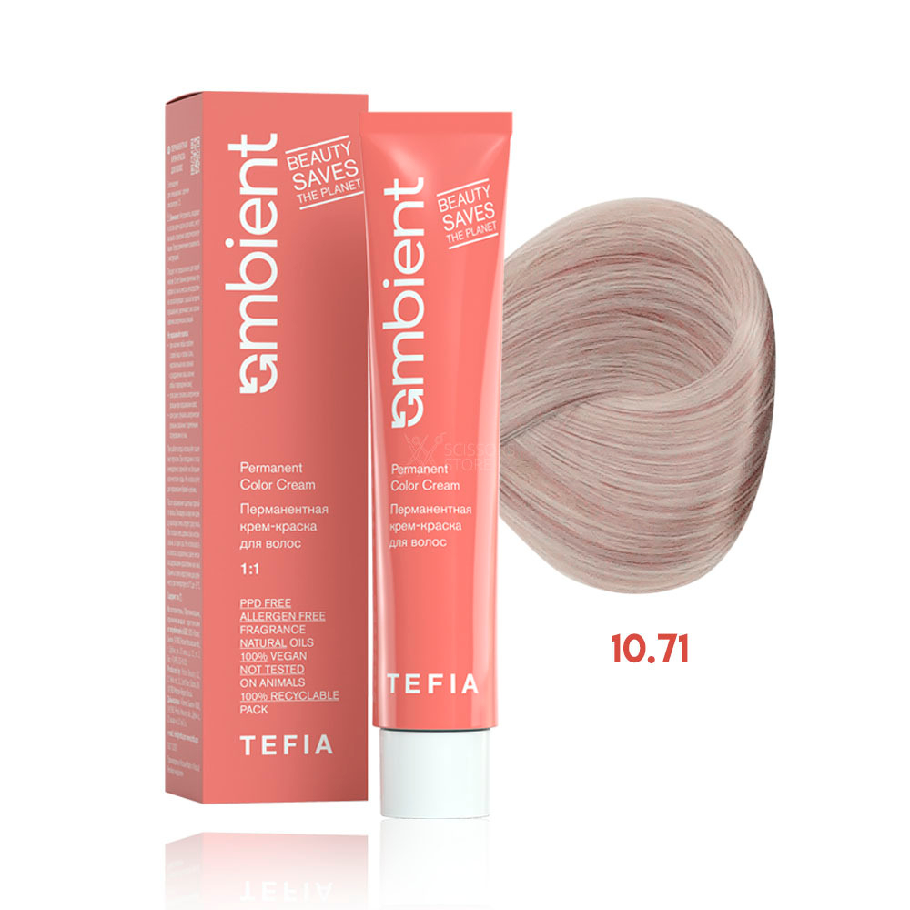 Перманентная крем-краска для волос Ambient, 60 мл