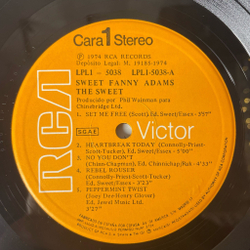 Винтажная виниловая пластинка LP The Sweet, Sweet Fanny Adams (Испания 1974)