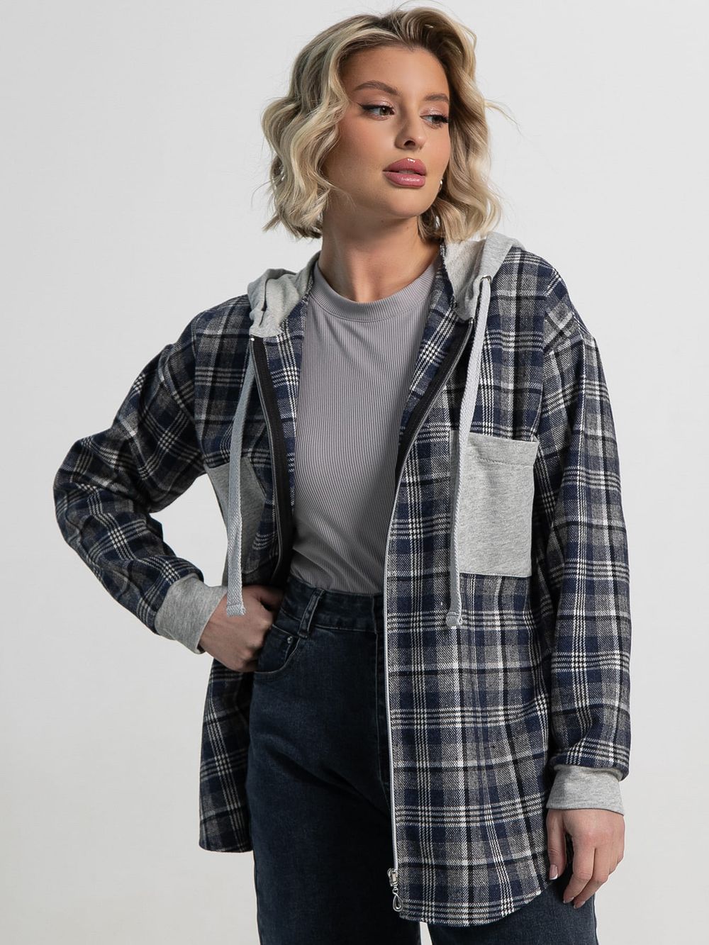 Рубашка Больше чем стиль НЬЮ (синяя) Б15126-50М LT Collection