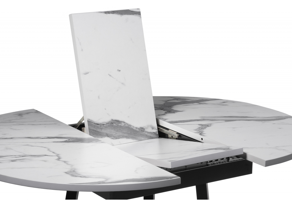 Стол деревянный Woodville Регна черный, белый