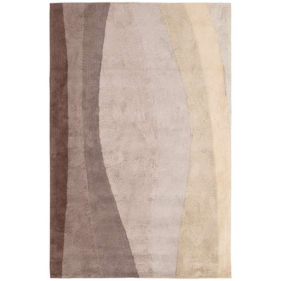 Ковер из хлопка с рисунком Rice Plantation из коллекции Terra, 120х180 см