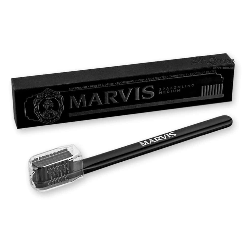 Зубная щетка MARVIS Black Medium Toothbrush