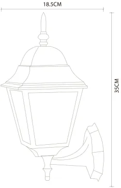 Уличный настенный светильник Arte Lamp