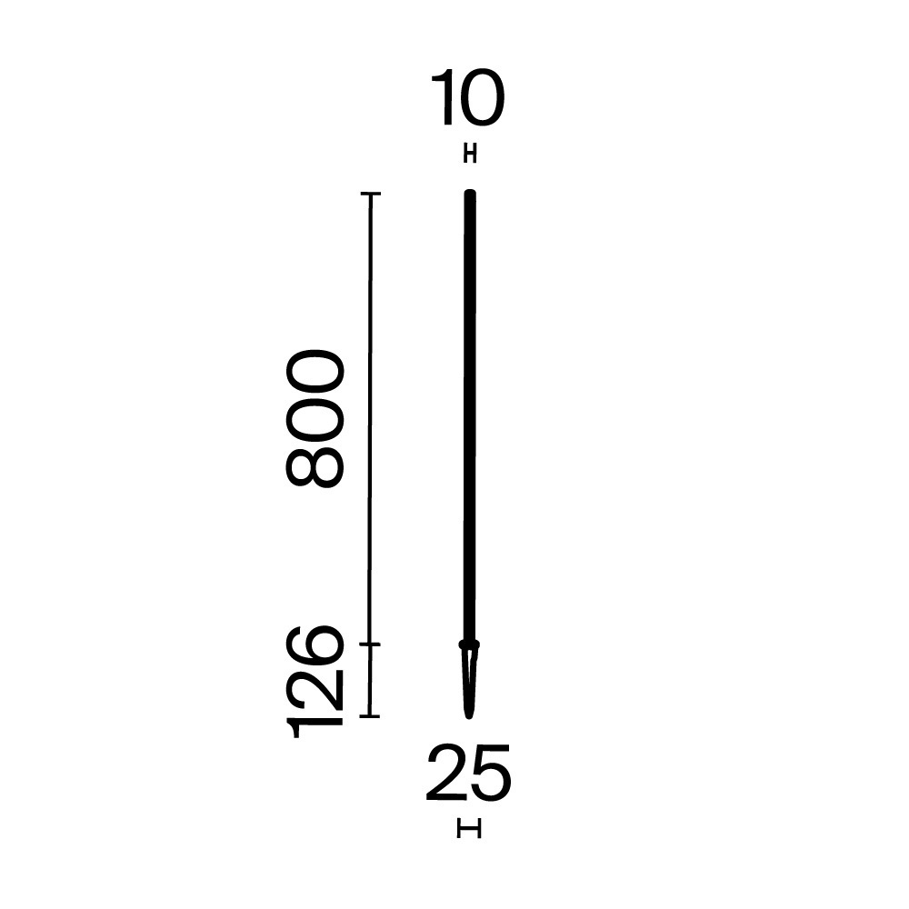 Грунтовый светодиодный светильник Maytoni Spear O441FL-L1GF3K1