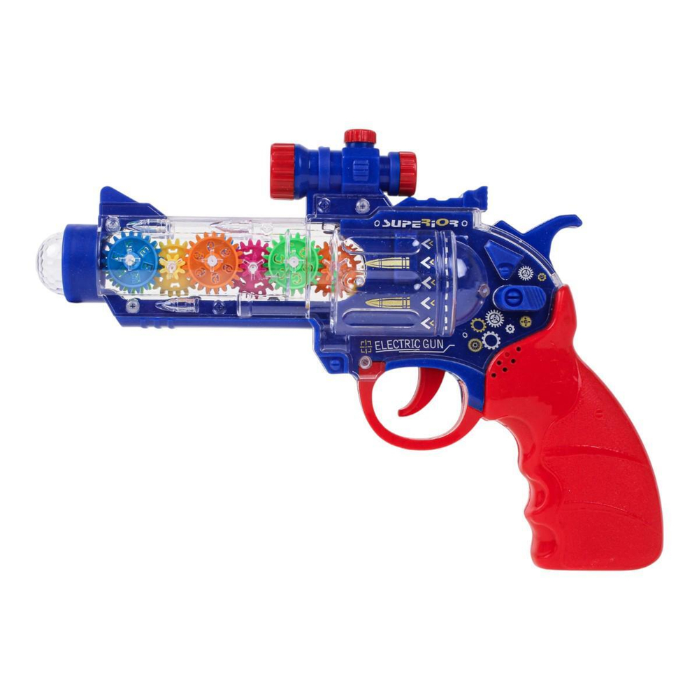 Пистолет на батарейках, коробка 3327-12A