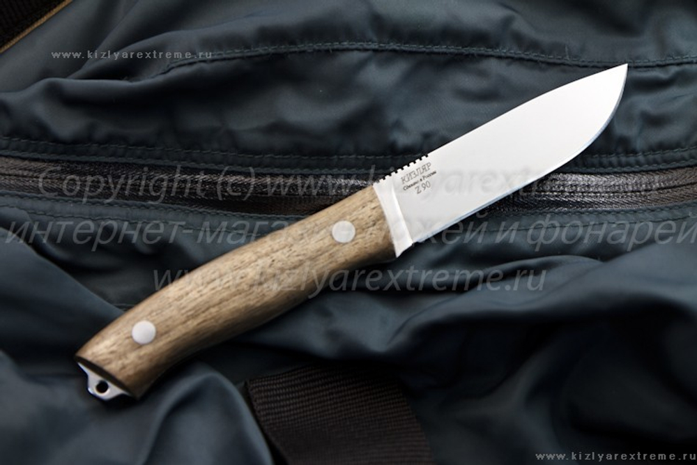 Охотничий нож Охотник М z90 Полированный Орех