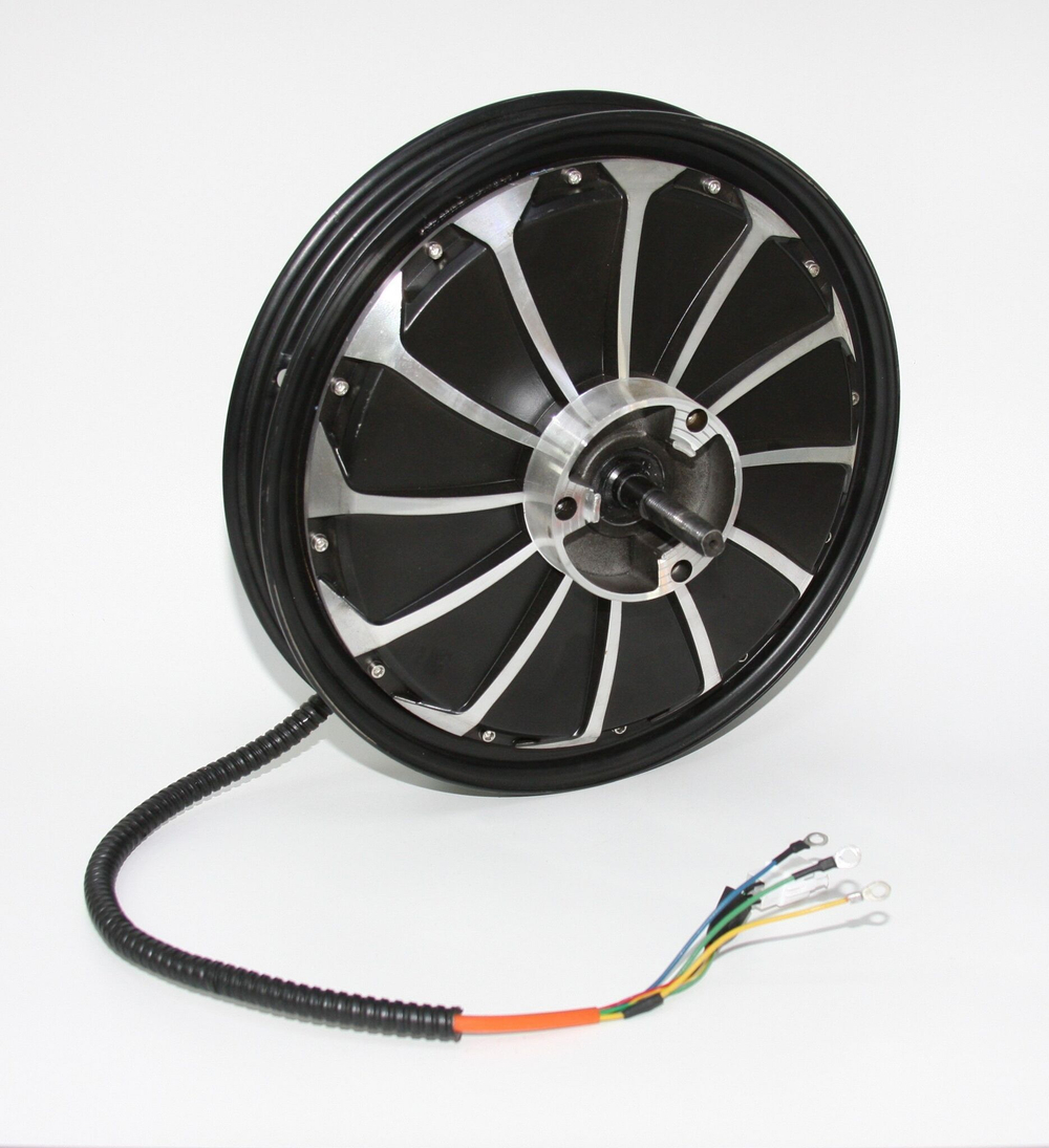 Мотор колесо 16" 60v 500w ( гравировка 240w) для велосипеда