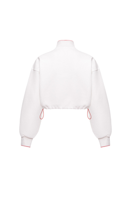 Укороченная толстовка с принтом ATHLEISURE Белый