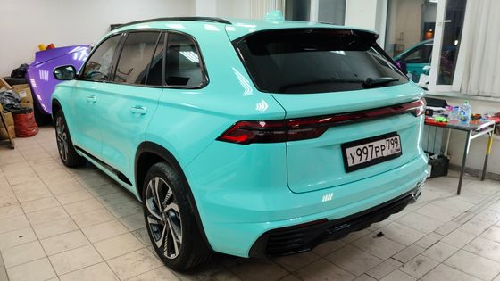 Carbins Color PPF Tiffany Blue CR 11 тифани цветная полиуретановая защитная антигравийная пленка