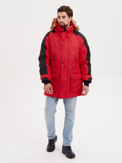 Куртка зимняя "Премьер" (красный/черный)