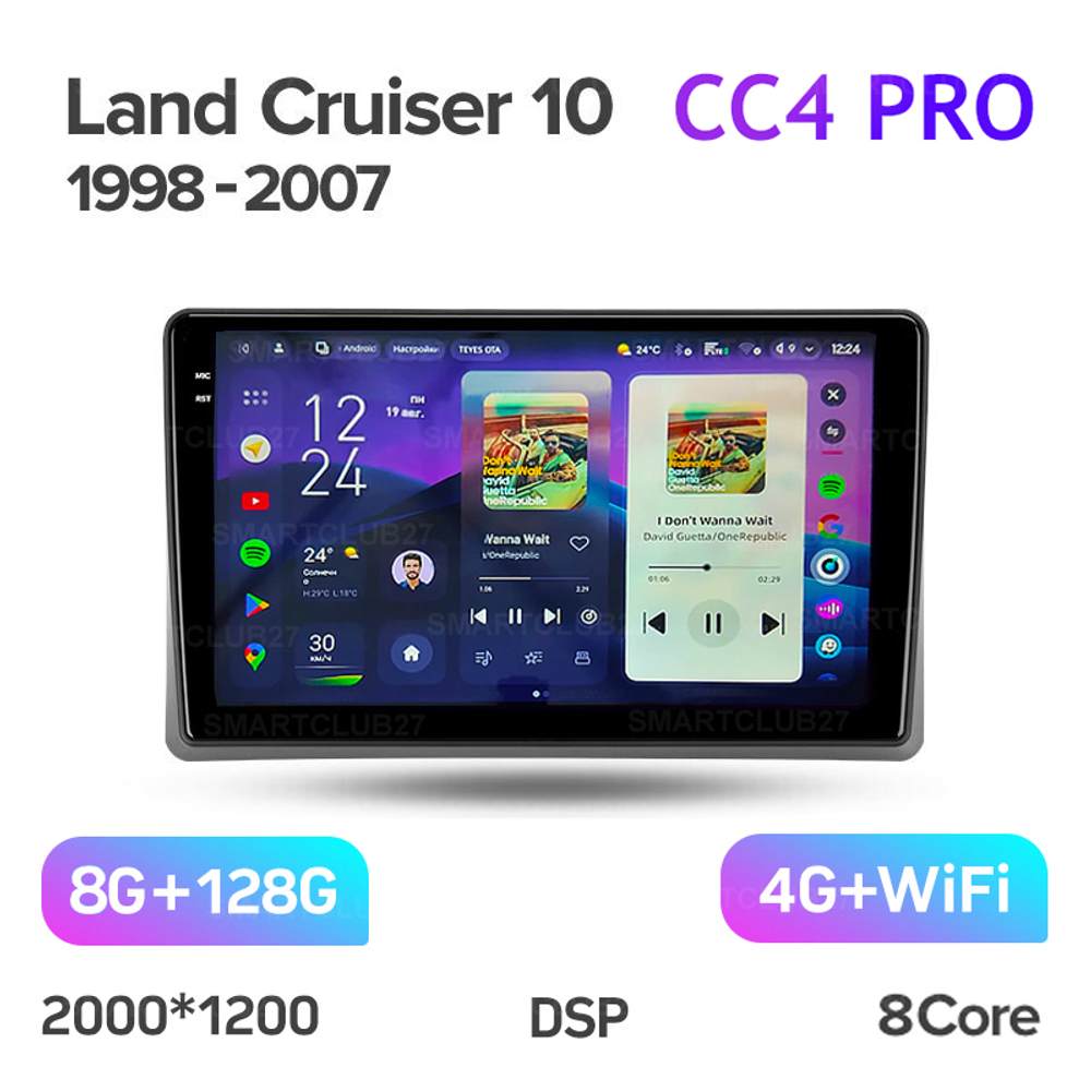 Teyes CC4 Pro 9" для Toyota Land Cruiser 100 1998-2007
