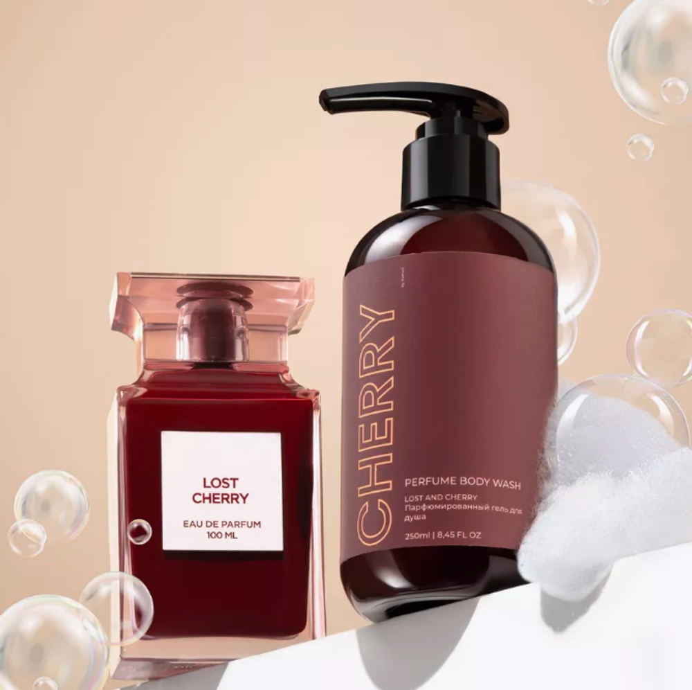 Гель для душа KAMALI Парфюмированный CHERRY (250мл)