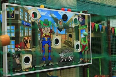 Интерактивная мишень односторонняя 0,7*3 м