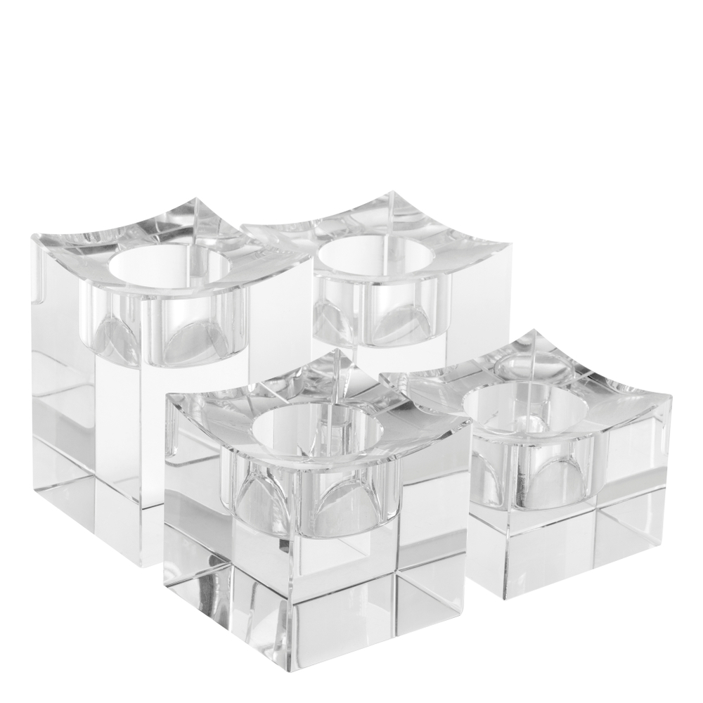 Подсвечник Tealight Holder Giancarlo low set of 4 арт.116342