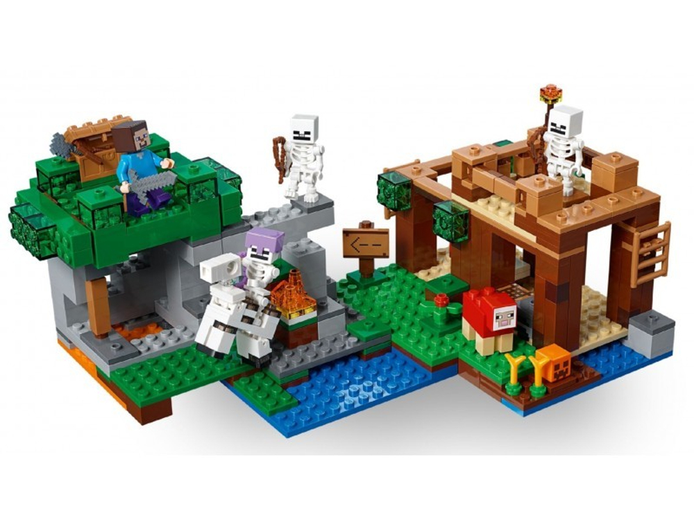 LEGO Minecraft: Нападение армии скелетов 21146 — The Skeleton Attack — Лего Майнкрафт