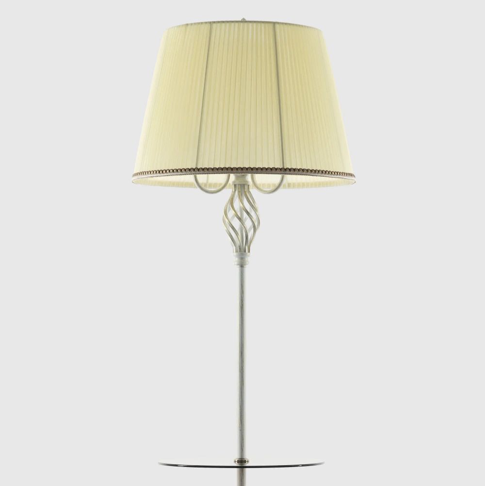 Citilux Вена CL402923T Торшер патина со столиком и кремовым абажуром