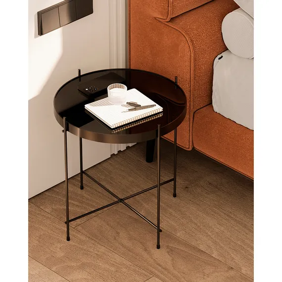 Столик josen, D43 см, черный