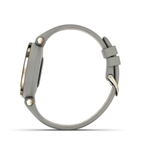 Умные часы Garmin Lily кремово-золотой безель, серый корпус Braloba и итальянский кожаный ремешок