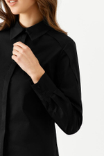 22730 Блузка женская (черный 2)