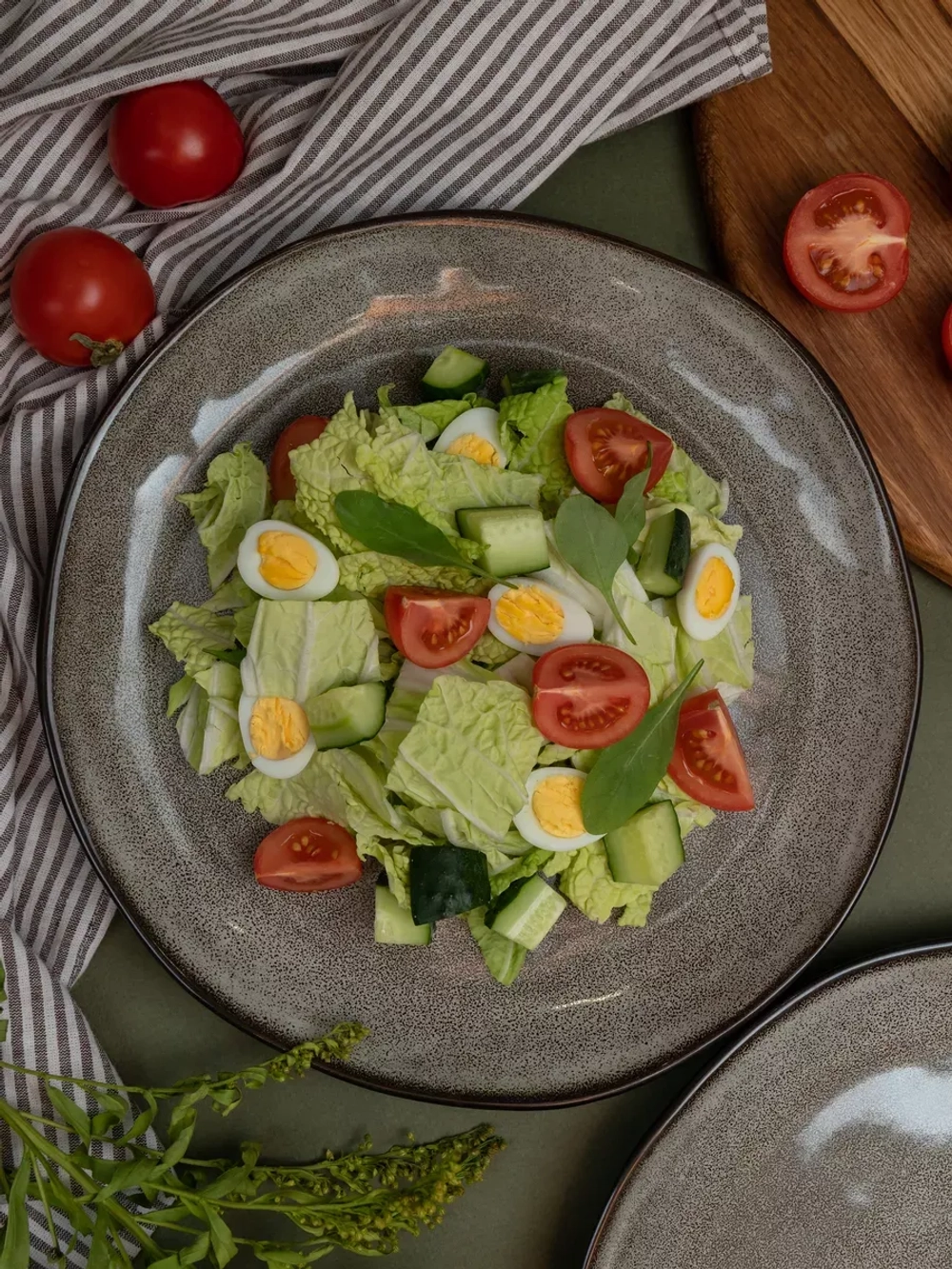 Тарелка плоская, Мокко 21 см - 6 шт.