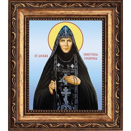 Зосима (Эннатская) Уфимская преподобная. Икона на холсте.