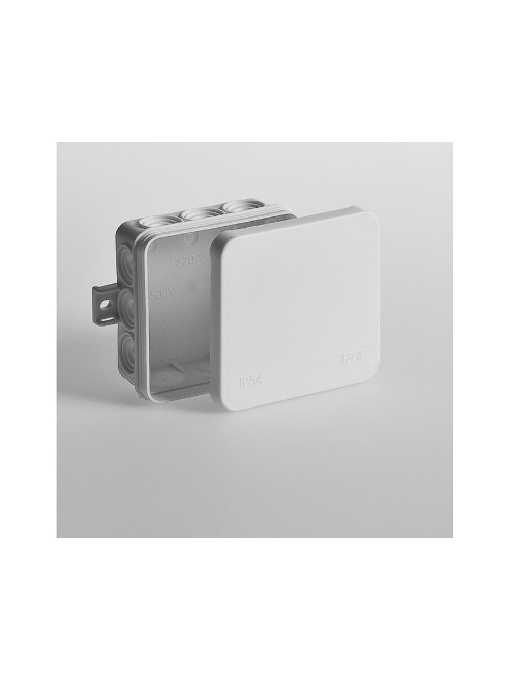 Коробка распределительная ОП 85х85х35мм 12 вводов IP54 бел. Ruvinil 67093Б