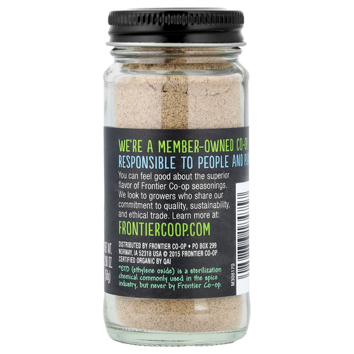 Frontier Co-op, Семена органического кардамона, молотые, 58 г (2,08 унции)