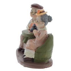 GAEM Фигурка декоративная "Бабушка с дедушкой", L15 W8 H14 см, 2в.