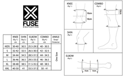 Защита голени Fuse Alpha Combo (черный) L