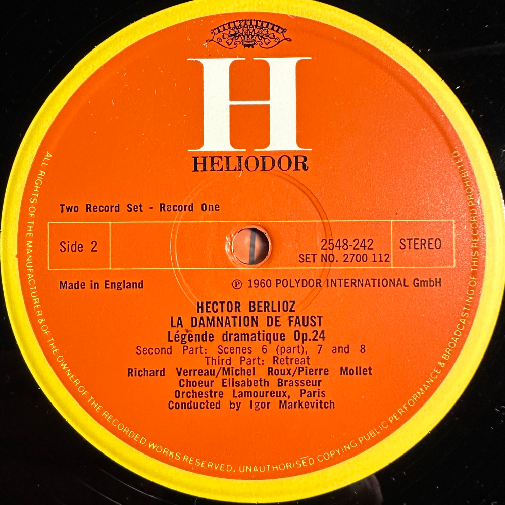 Берлиоз - Проклятие Фауста 2LP (Англия 1976г.)