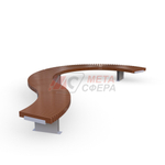 Лавка Rail Road 03 изогнутая