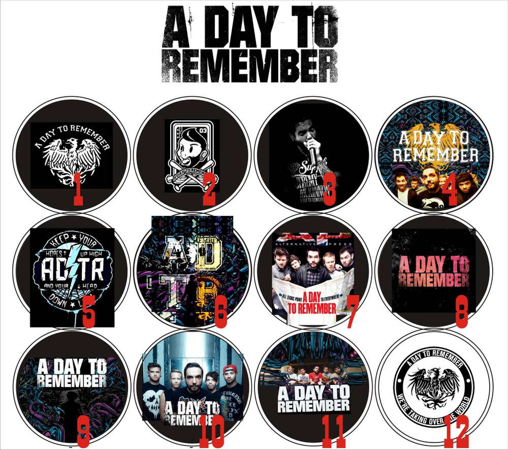 Значок A Day To Remember ( в ассортименте )