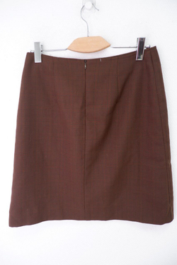 Юбка темно-коричневая 48 размер