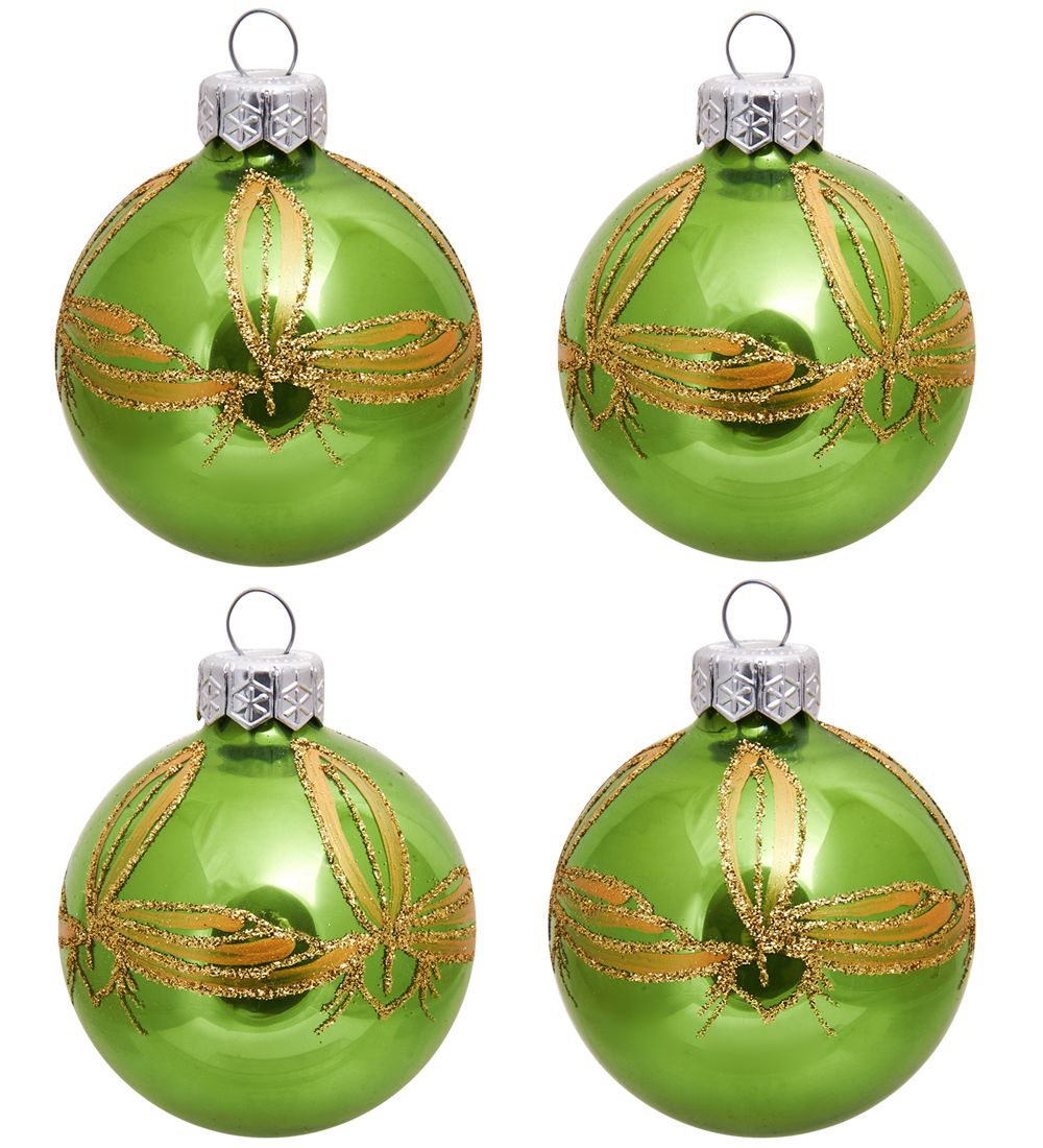 Элита НФШ-1380/1 Набор ел.украшений Шар 4шт «Веночек» 60 мм