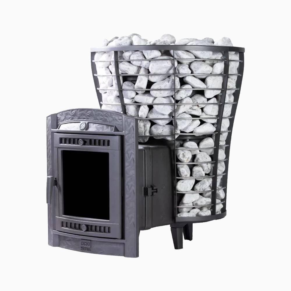 Банная печь «Атмосфера V» сетка нержавейка