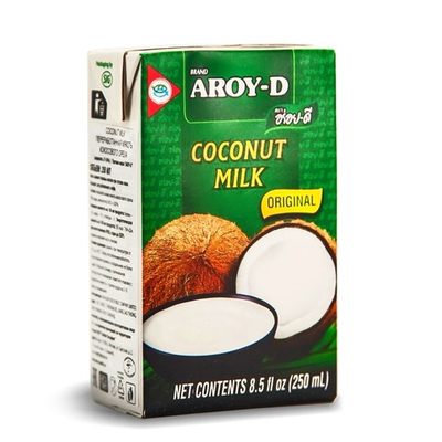 Кокосовое молоко 17-19% «AROY-D» из мякоти созревшего кокоса 250 мл
