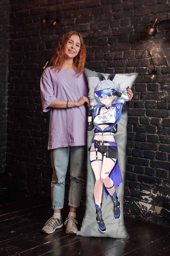 Дакимакура Серебряный Волк №3