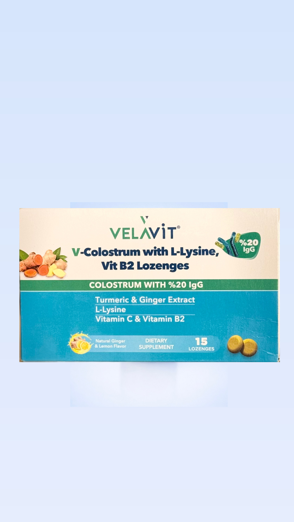 VELAVIT® V-Colostrum функциональные пастилки для рассасывания (услуга доставки из Турции)