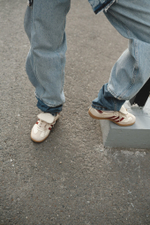 Upcycling джинсы с воланами