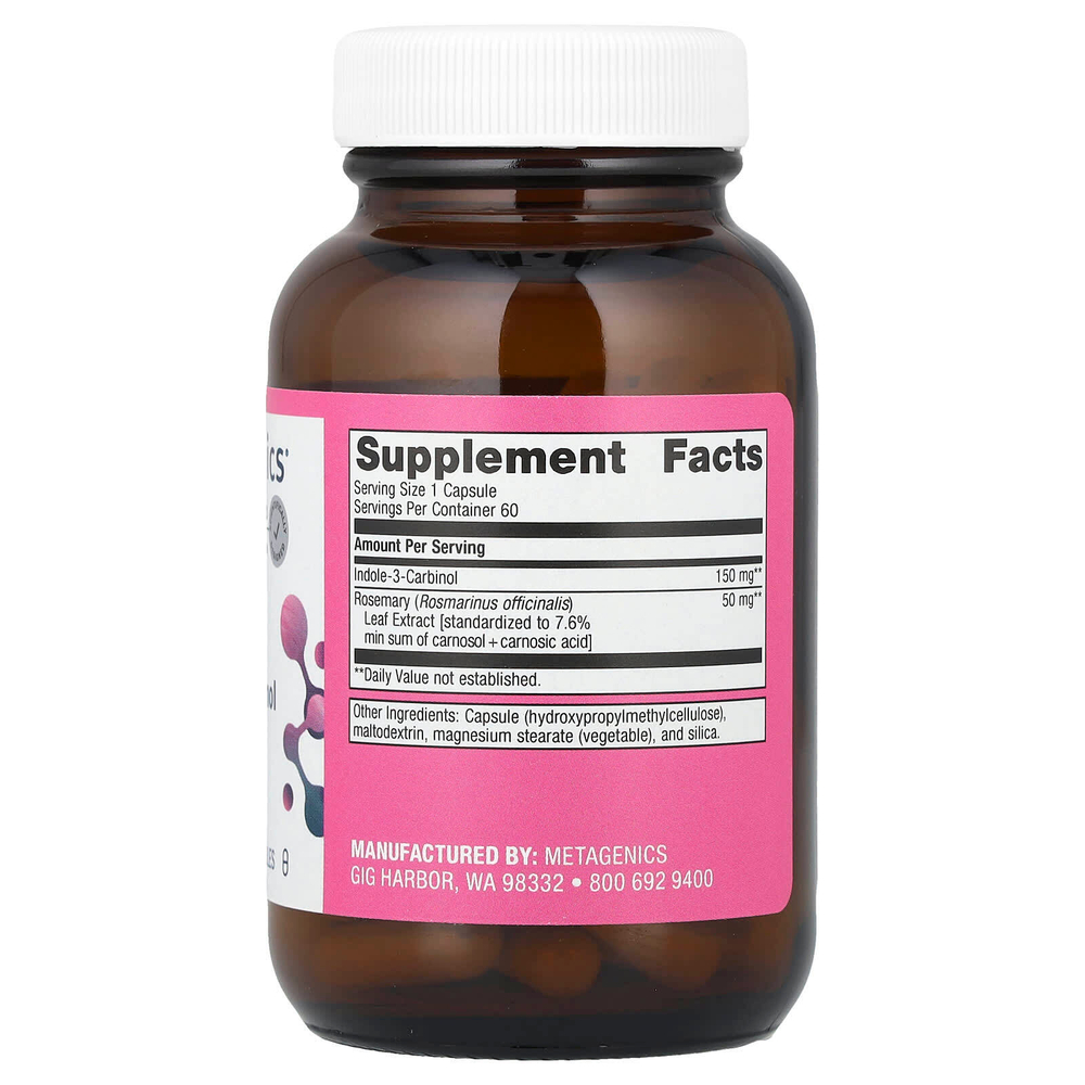 Metagenics, Women's Health, индол-3-карбинол, 60 капсул