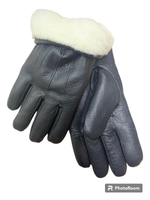 Кожа оленя.Набивная шерсть.Перчатки.Мужские. 5 шт в упаковке.